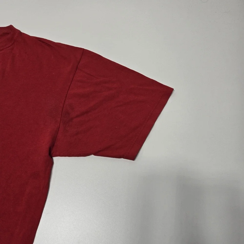 Vintage Old Navy Shirt Mens Large Red Short Sleeve Y2K Faded‎ Essential 90s
